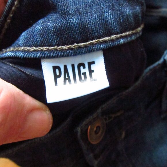 Mens PAIGE Federal Slim Straight Leg Dark Wash Jeans size 40 X 30 - Picture 6 of 9